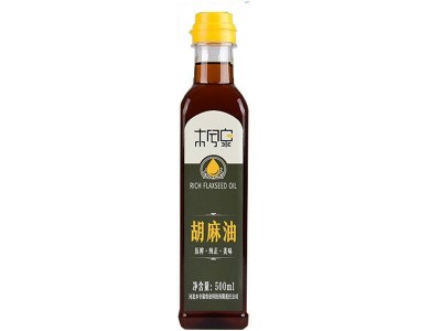 【批发定制加工】纯胡麻油亚麻籽油500ml 小瓶1斤装特产食用油图5