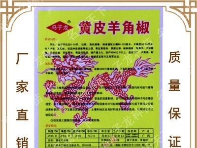 蔬菜种子直售批零庭院田地大棚种菜春秋播种 黄皮羊角椒常规品种图3