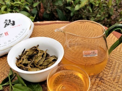 冰岛古树普洱茶 云南生茶饼 357克勐库饼茶厂货直销 甜度高香气浓图3