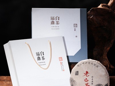 2012年福鼎白茶枣香老白茶贡眉寿眉高山白茶饼礼盒装357g茶叶批发图2