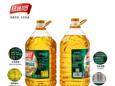 绿源井冈 茶籽橄榄食用植物调和油5L 食用油 物理压榨图3