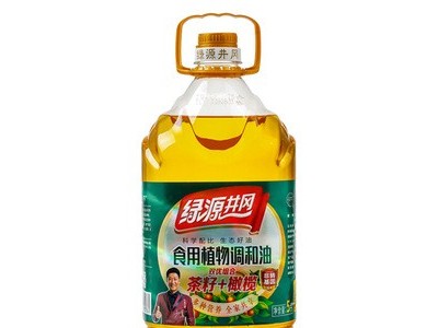 绿源井冈 茶籽橄榄食用植物调和油5L 食用油 物理压榨图5