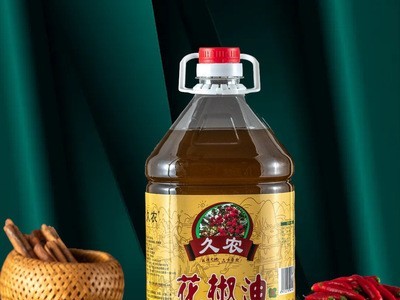 四川特产 汉源花椒油 久农5L调味油 餐饮用 红油麻油 厂家直供图3