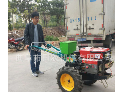 电启动柴油开沟机手扶 旋耕犁地手扶拖拉机小型 播种收货农用手扶图3