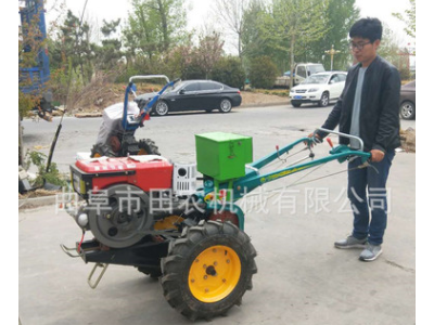 电启动柴油开沟机手扶 旋耕犁地手扶拖拉机小型 播种收货农用手扶图2