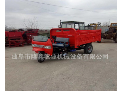 工地28马力柴油三轮翻斗车 四轮后翻斗车工程运输翻斗车图3