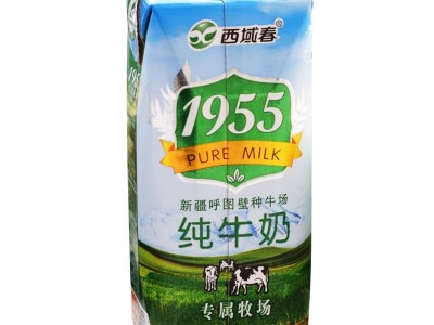 西域春[全国新鲜速达]新疆原生奶专属牧场1955纯牛奶整箱图2
