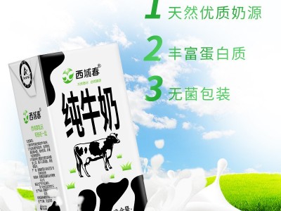 西域春 纯牛奶新疆原产儿童早餐奶200克*20盒整箱利乐砖纯奶图2