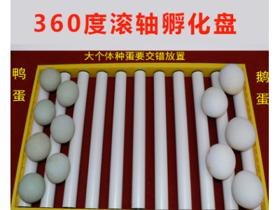 佳裕鸡鸭鹅多功能360度自带翻蛋滚轴蛋盘孵化器蛋托孵化机出雏筐图4