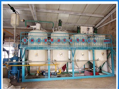 花生油精炼设备，企鹅新型精炼油设备，花生油压榨加工设备生产线图4