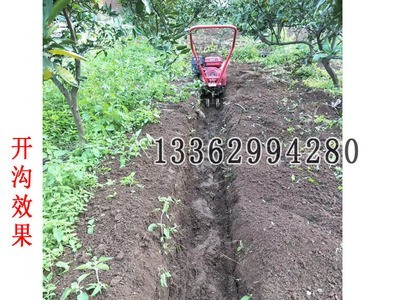 果园用开沟机 旋耕松土茶叶地开沟宗申动力汽油微耕机桔树挖沟机图4