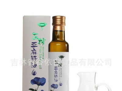 东北特产吉林250ml冷榨一级亚麻籽油胡麻油高亚麻酸散装食用油图2