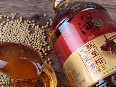 5L食用油物理压榨OEM八旗大豆油批发图5