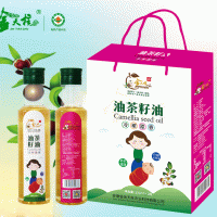 金天柱冷榨山茶油 有机茶油250ml*2礼盒装 量大从优