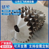 批发不锈钢链轮 直线导轨链轮工业传动轨道单排双排不锈钢链轮