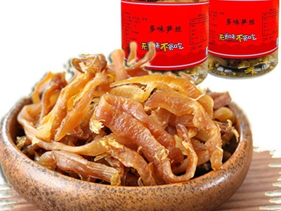 多味笋丝250g毛重临安特产零食小吃罐装袋装花生笋干一件代发批发图2