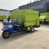 小型牛舍撒料车不同尺寸饲喂车出料高度订做撒料车价格