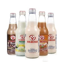 泰国 Vamino哇米诺豆奶300ML 玻璃瓶豆奶 厂家直供豆奶