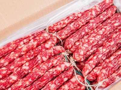广式腊肠腊味 肉质香口紧实 切片不散 快餐煲仔饭 厂家直营图4