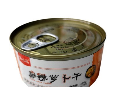 麻辣萝卜干120g罐头装红油萝卜干香辣下饭菜辣脆萝卜特产咸菜酱菜图5