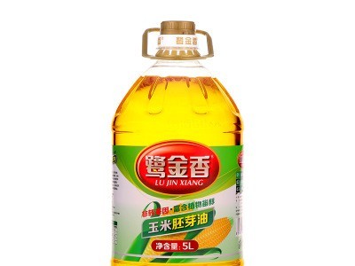 厂家批发5L玉米胚芽油 鹭金香金黄清亮炒菜烹饪植物油图5