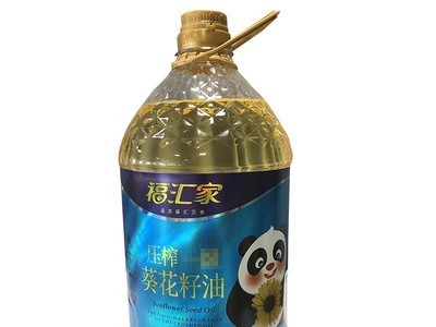 福汇家葵花籽油5L过年购礼盒装植物葵花籽油厨房食用油图5