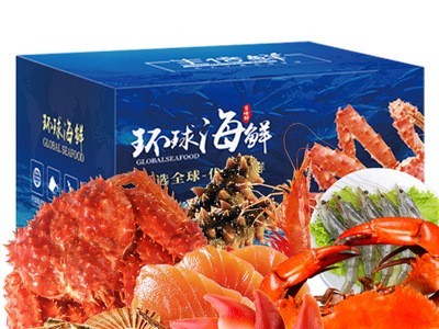年货大礼包海鲜礼品帝王蟹鲍鱼佛跳墙多种海鲜套餐送礼团购礼盒图5