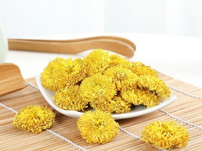 绿万佳婺源皇菊一朵一杯黄菊36朵礼盒基地直供菊花贴牌批发代加图3