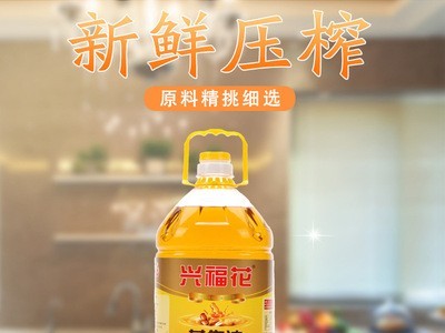 厂家批发 浓香型花生油物理压榨一级营养健康植物烘焙油图2