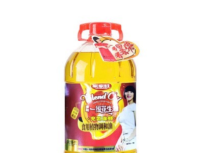 家家旺5L食用花生油纯正压榨纯花生油商用家用食用植物调和油批发图3