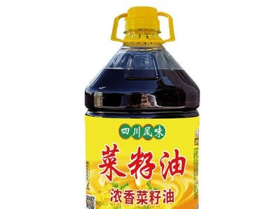 菜籽油农家自榨食用油大桶5L4L菜油批发菜子油四川风味菜油批发图5