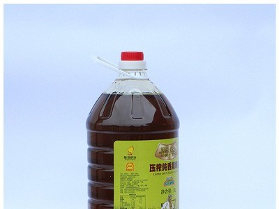 蜀农5L纯香型菜油物理压榨纯香菜籽油家庭学校食用健康美味菜籽油图5