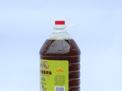 蜀农5L纯香型菜油物理压榨纯香菜籽油家庭学校食用健康美味菜籽油图2