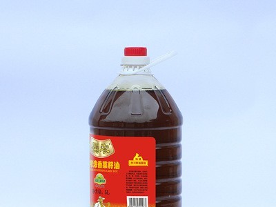 学校家庭食用菜籽油蜀农5L小榨浓香菜籽油 压榨浓香菜籽油图3