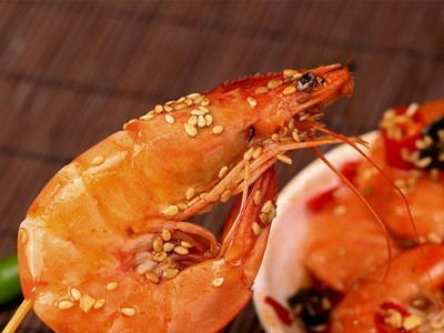 贝特鲜麻辣贵妃大虾海鲜零食即食熟食罐装水产虾威海特产厂家定制图2