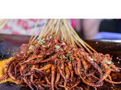 铁板鱿鱼小串冷冻鱿鱼须串烧烤肉串1000串14斤水产海鲜鱿鱼头鱿鱼图4