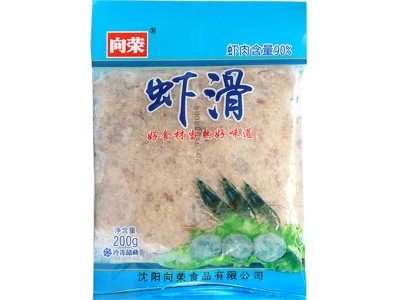 厂家直销 向荣冷冻虾滑火锅食材 \虾滑冰冻鲜虾滑150g200g图5