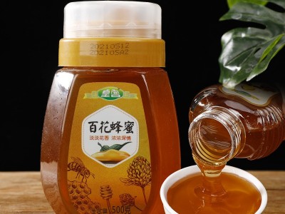 厂家现货 皇宫500g洋槐花蜜益母草椴树百花蜂蜜 农家自产蜂巢蜜图4