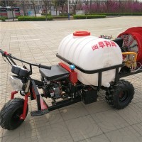 苗圃园林雾化均匀驾乘式弥雾机 柴油13马力果园打药机 地面喷洒机