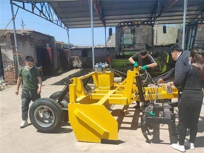 卫星平地机厂家 激光平地机功能效果好 高效 效率高 省工图5