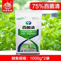 利民 白百菌清青 75% 白粉病 霜霉病 多种作物广谱杀菌剂1kg*2袋