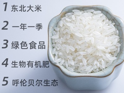 笑顺稻呼伦贝尔大米5kg2020年新米长粒香东北米粳米香米10斤图3