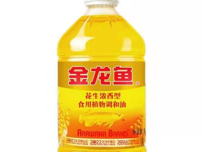 金龙鱼食用植物调和油5L/桶装浓香型花生调和油家用粮油批发图2
