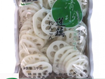 清水藕片 扬州宝应特产新鲜莲藕批发火锅食材10袋/箱图5