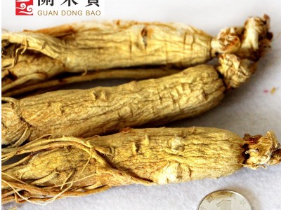 长白山人参 生晒参 全须白参 原皮参白参 20-25大枝头图5