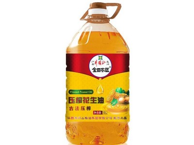 金田农匠花生油5升古法压榨一级纯正食用油工厂批发花生油图4