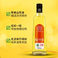 原香物理压榨茶子香食用山茶籽山茶油茶500ml企业礼品礼盒套装