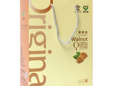 山东富世康核桃油礼盒500ML*2物理压榨 厂家批发零售 节日礼盒图5