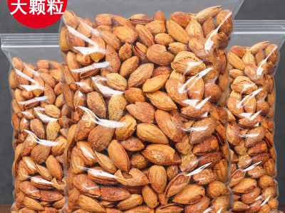 批发 NP薄壳开口壳杏仁巴旦木袋装连罐250g -1000g新货零食品整箱图5