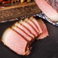 四川特产腊肉柏丫烟熏重庆腊肉熏肉二刀农家烟熏土家腊后腿肉批发